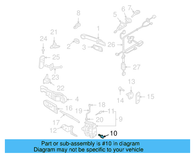 Lock Assembly Screw N-909-008-03 - View 8