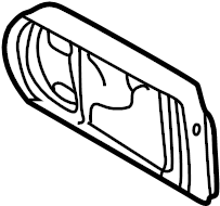 Handle, Inside 1J0-837-113-N-B41 - View 3
