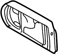 Handle, Inside 1J0-837-113-N-B41 - View 2