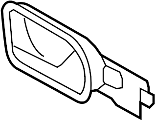 Interior Door Handle 1K1-837-113-H-UTF - View 2