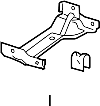 Front Console Front Bracket 1K0-863-525-A - View 8