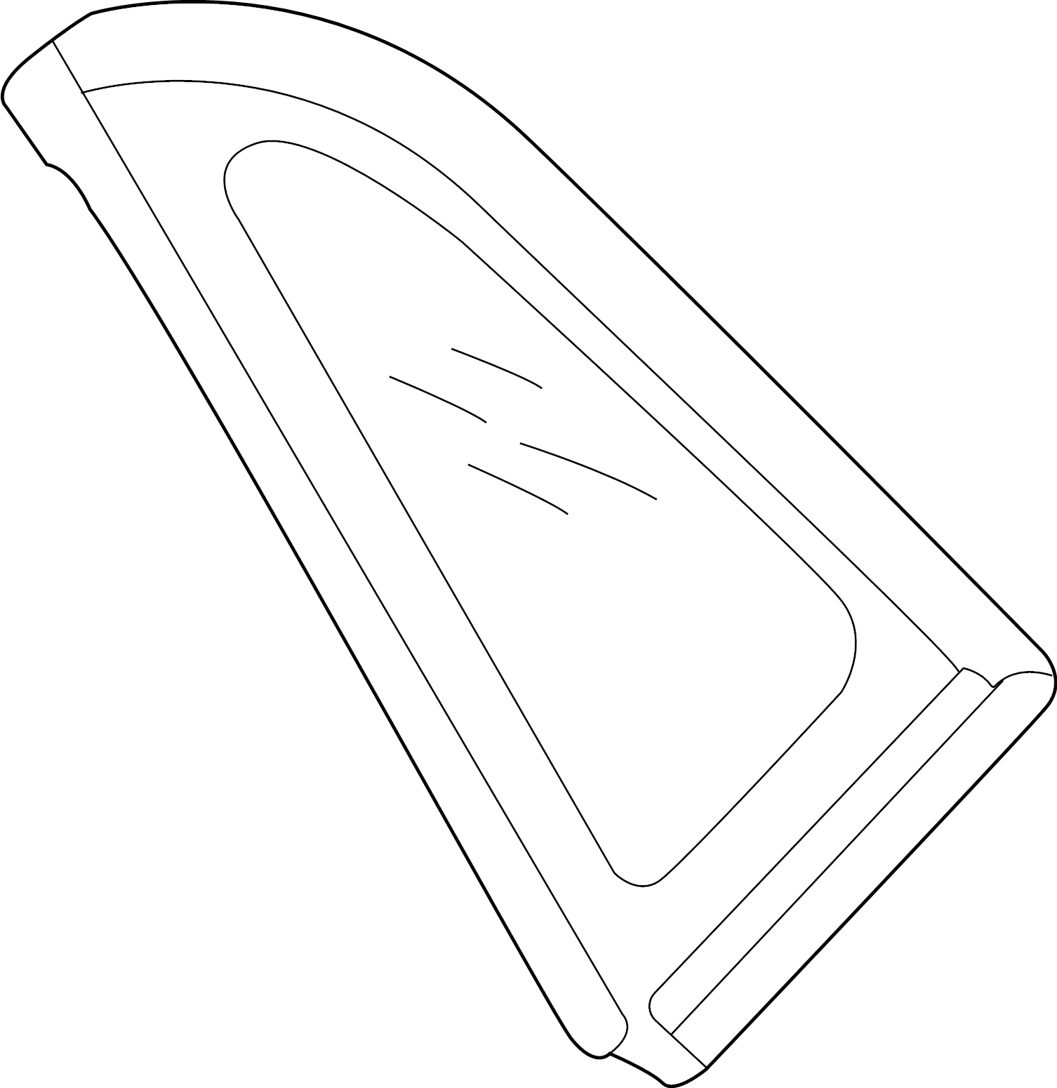 Quarter Glass 11A-845-041-A-NVB