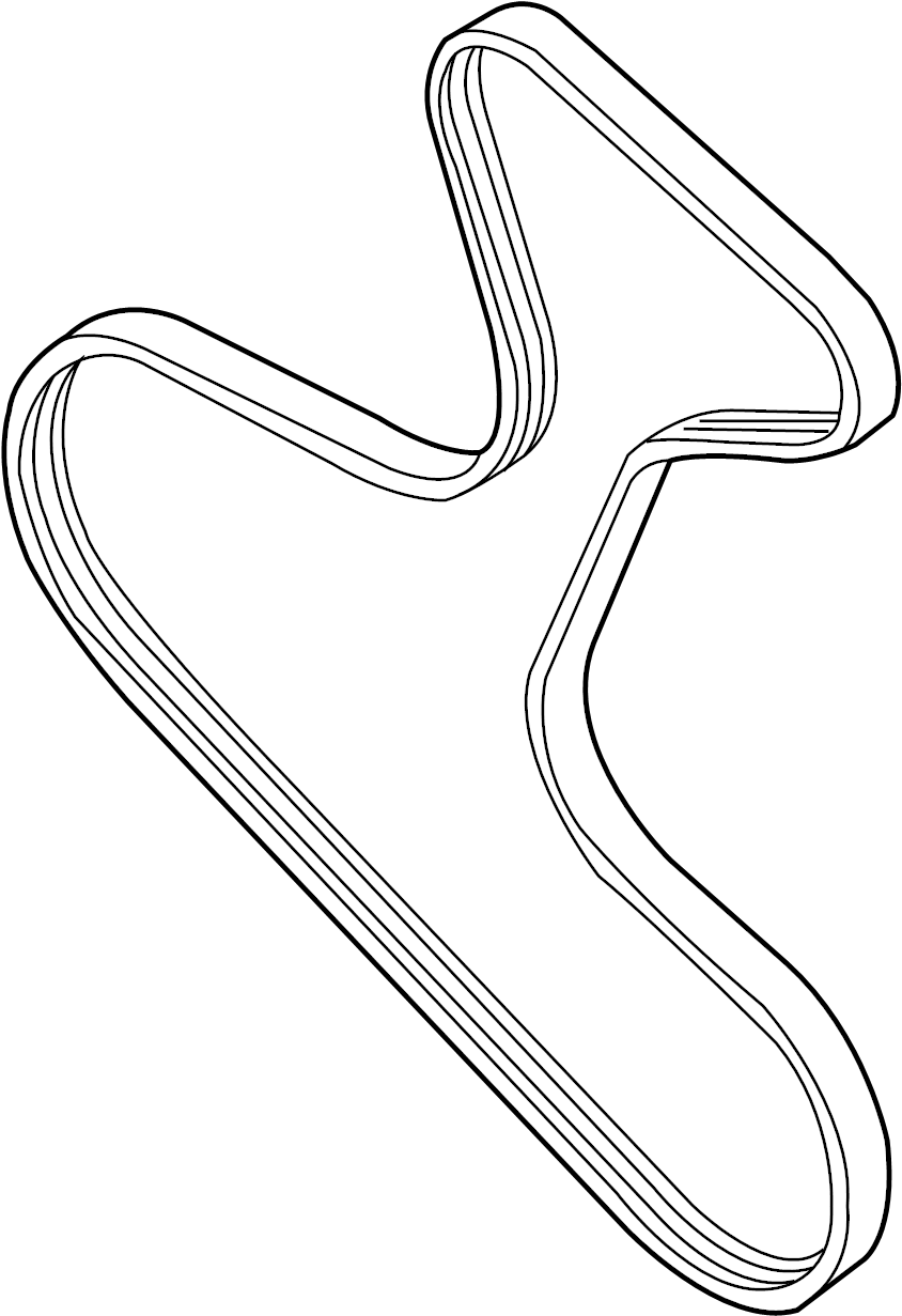 Serpentine Belt 022-145-933-P - View 3