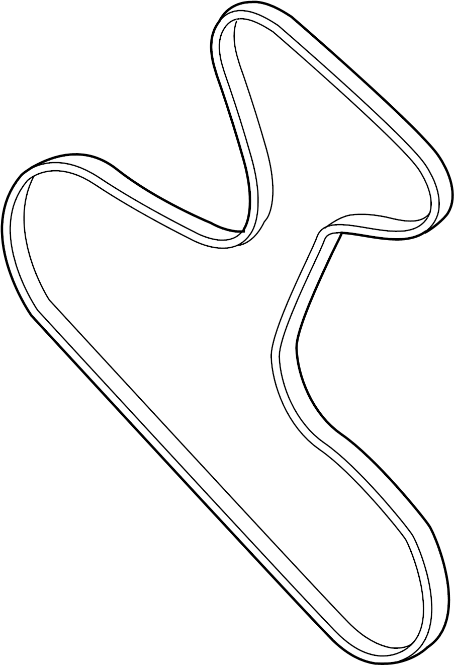 Serpentine Belt 022-145-933-P