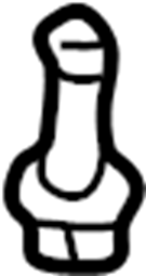 Fender Liner Pin 4A0-805-121-A - View 2