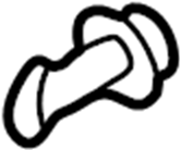 Fender Liner Pin 4A0-805-121-A - View 5