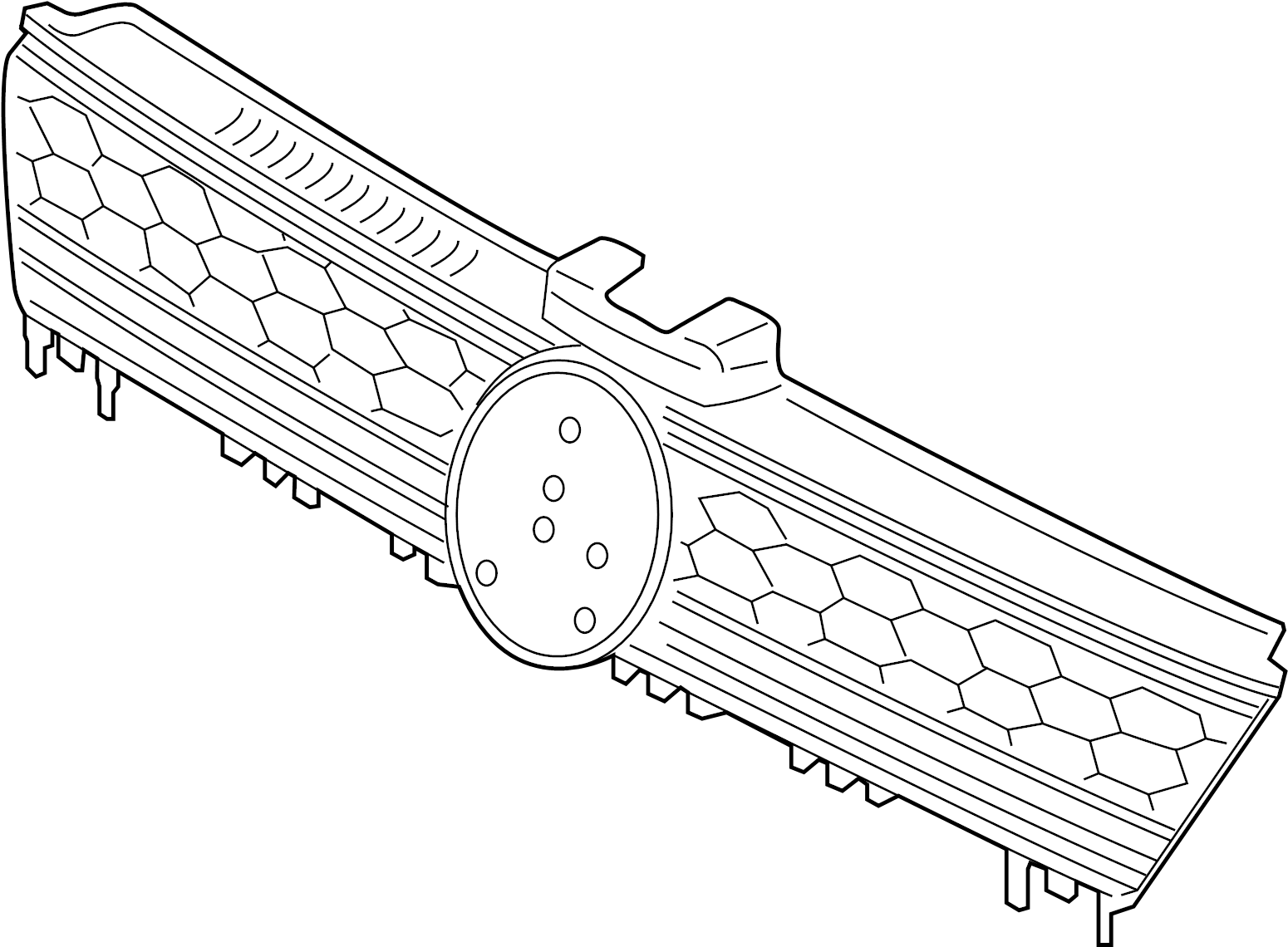 Grille 5G0-853-651-AJ-BTU