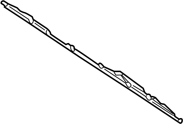 Back Glass Wiper Blade Refill 895-955-429-A - View 5