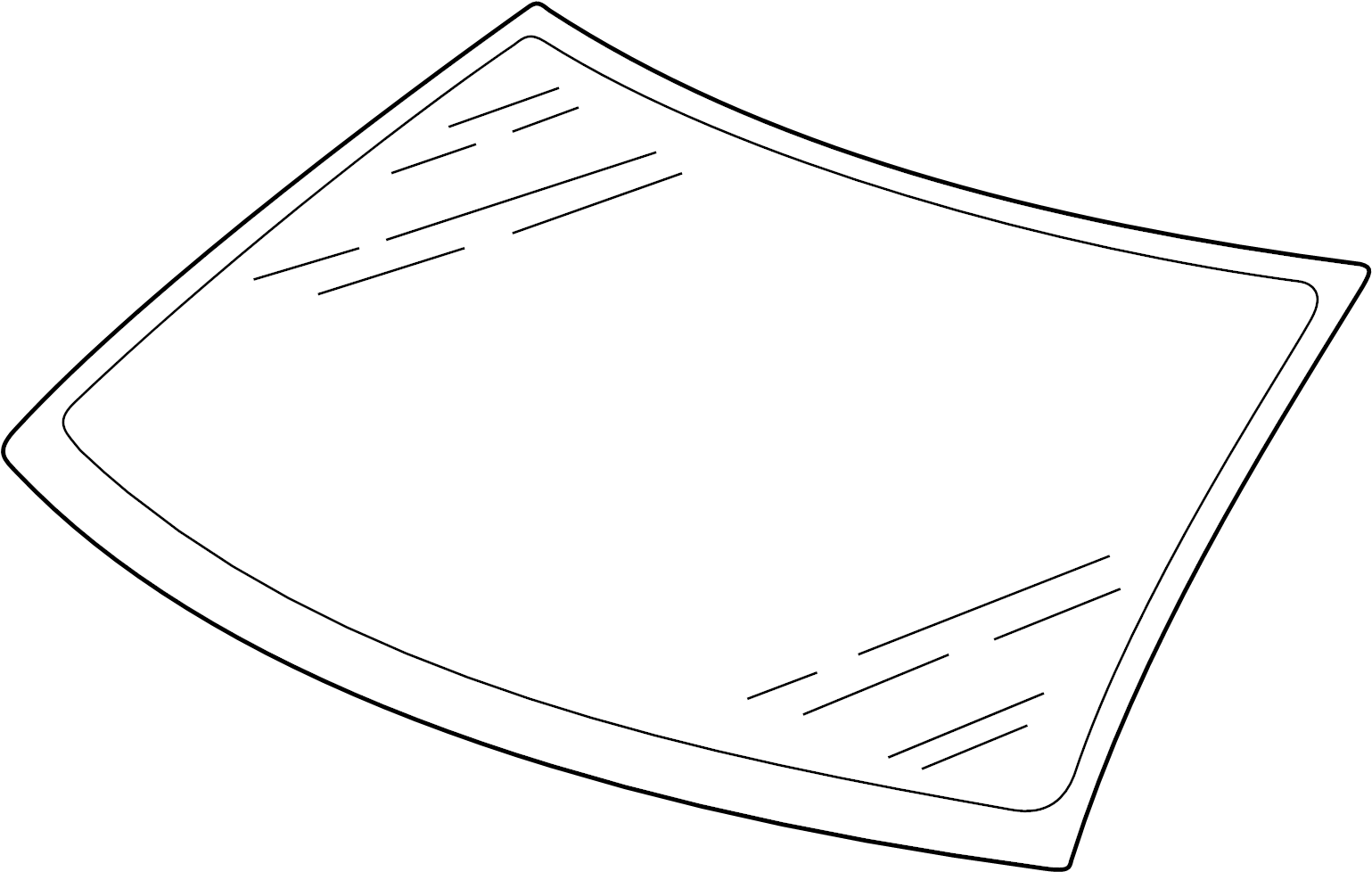 Windshield 1JM-845-011-F - View 2