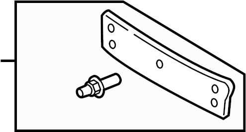 License Bracket 7P6-807-287-G - View 2