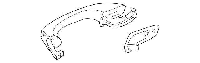 Handle, Outside 5GM-837-206-B-GRU - View 12