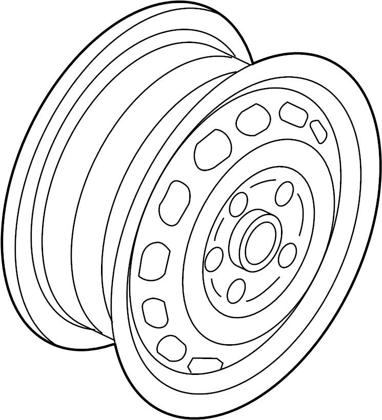 Spare Wheel 1K0-601-027-CB-03C - View 2