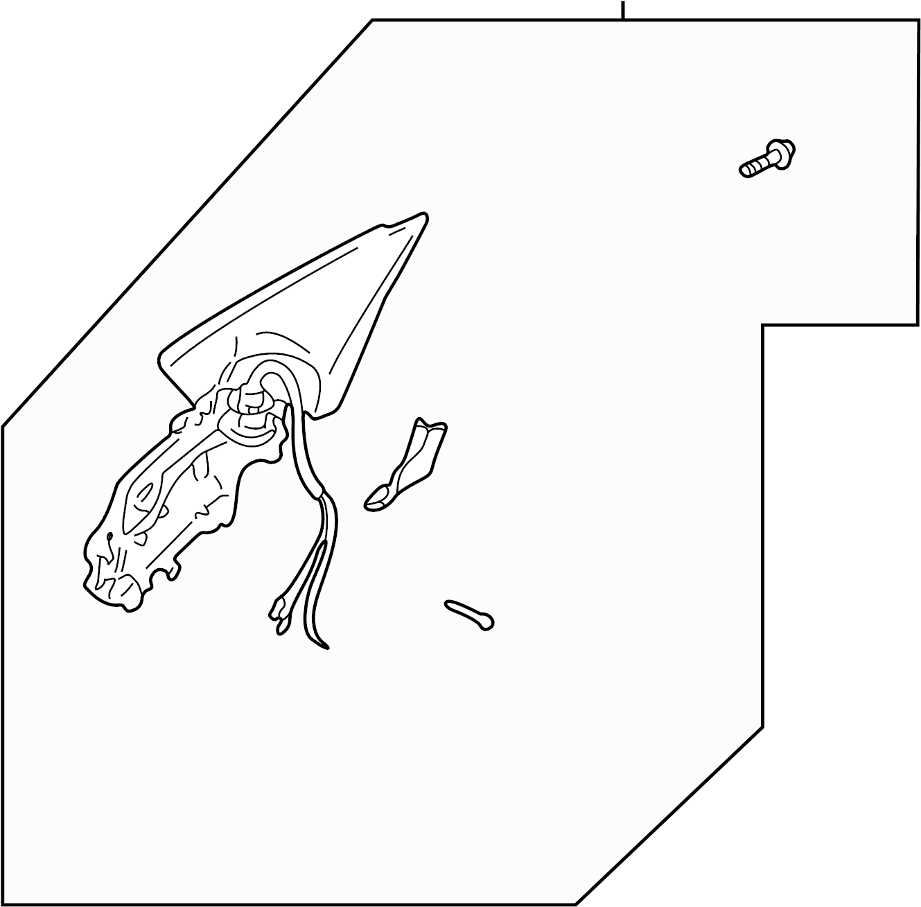 Door Mirror Housing 1J1-857-507-D-01C - View 3