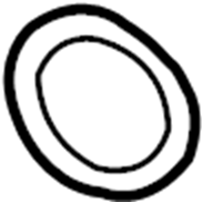 Engine Oil Filler Cap Gasket 06A-103-483-D - View 4