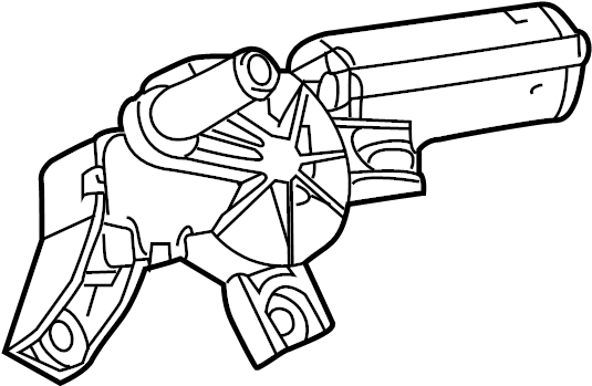 Back Glass Wiper Motor 1K9-955-711-B - View 3