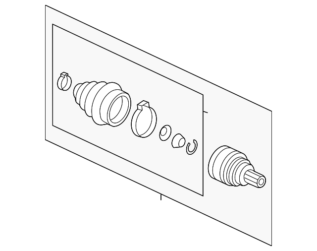 Outer Joint Assembly 5C0-498-099-D - View 24