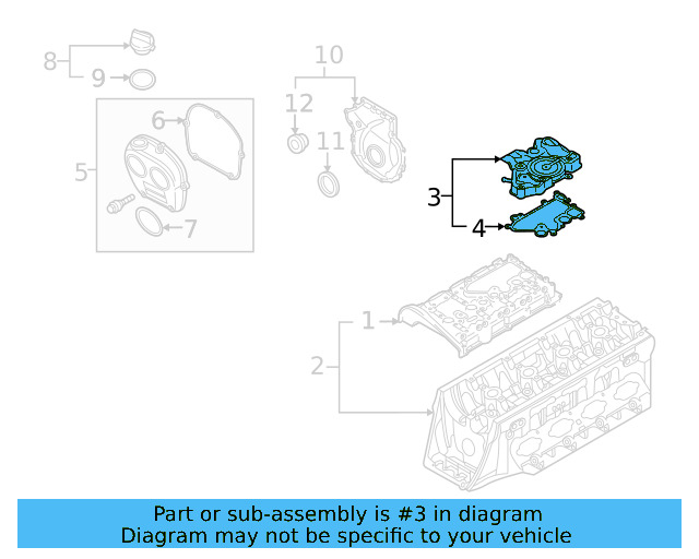 Engine Crankcase Vent Valve 06Q-103-495-F - View 2