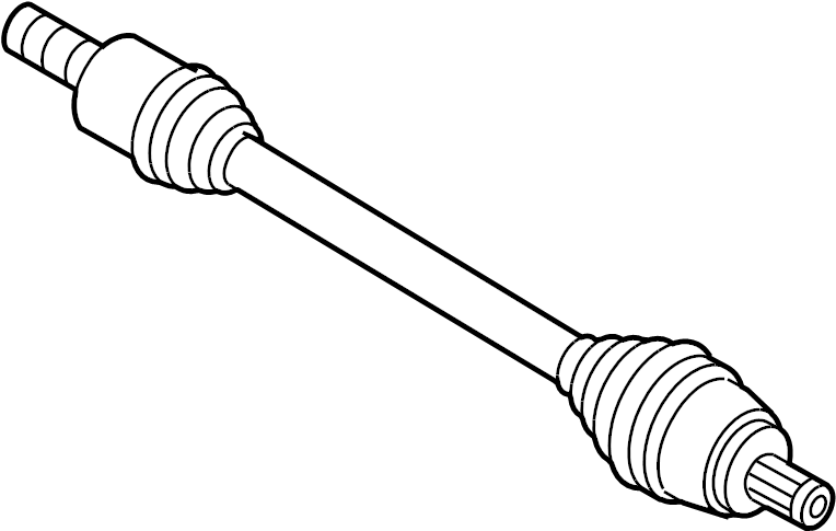 Axle Assembly 3C0-407-272-CK - View 2