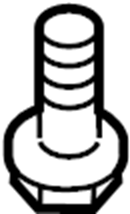 Feed Line Bolt WHT-000-223 - View 7