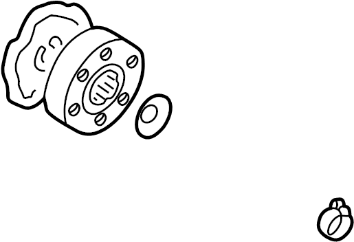 Inner Joint Assembly 1J0-498-103-A - View 2