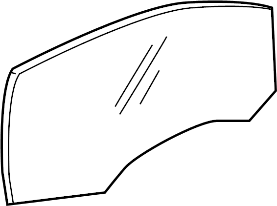 Door Glass 5C6-845-201-C - View 2