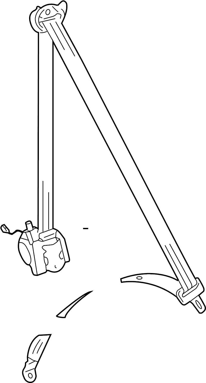 Seat Belt Lap And Shoulder Belt 1K4-857-705-BD-RAA - View 3