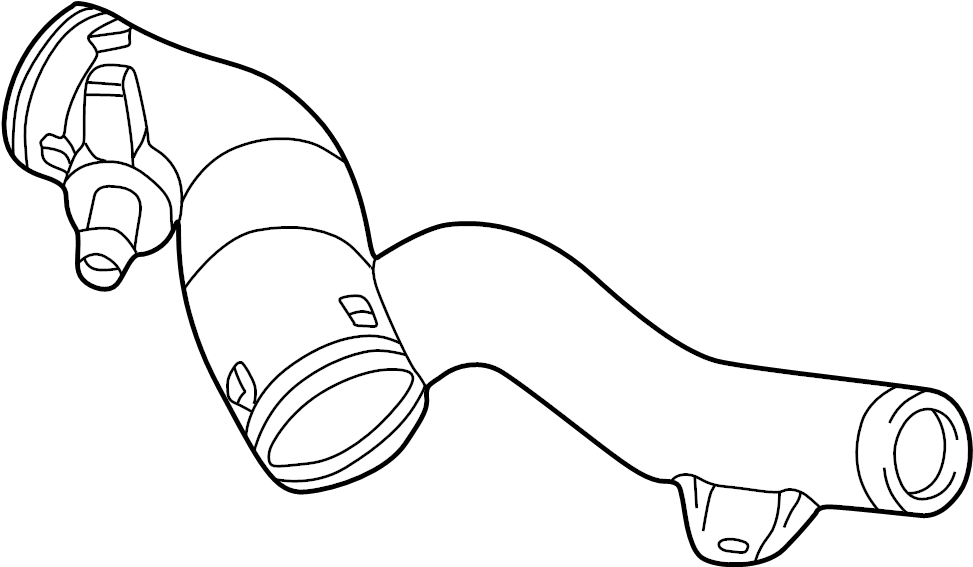 Connector Pipe 1J0-129-684-G - View 2