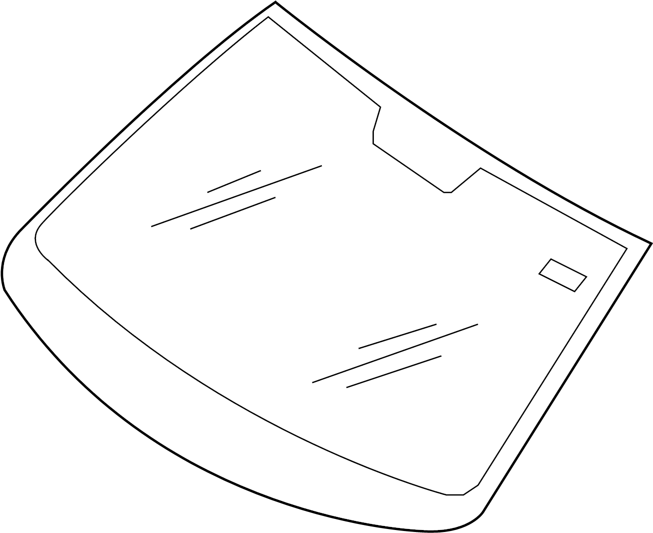 Windshield 3C8-845-011-CA-NVB - View 9