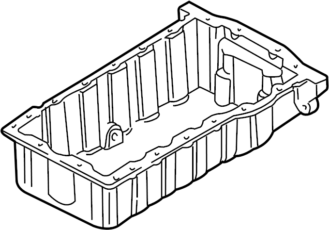 Engine Oil Pan 06A-103-601-M - View 2