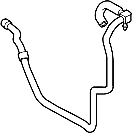Brake Vacuum Hose 7P0-614-931-L - View 3
