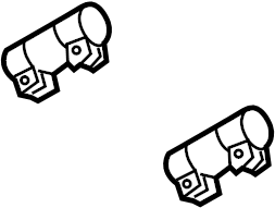 Muffler & Pipe Clamp 1K0-253-141-J - View 3