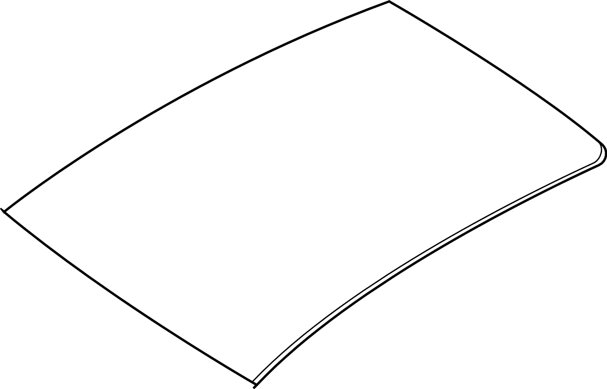 Sunroof Glass 11A-877-069-B-NVB