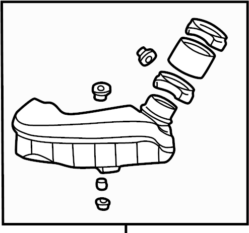 Engine Air Intake Hose 1C0-129-622-F