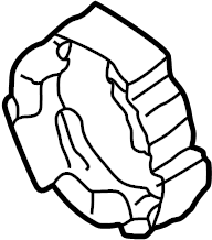 Headlamp Bulb Retainer 165-941-621 - View 2