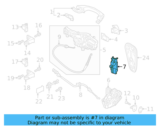 Lock Cover 5K0-837-349-B - View 13