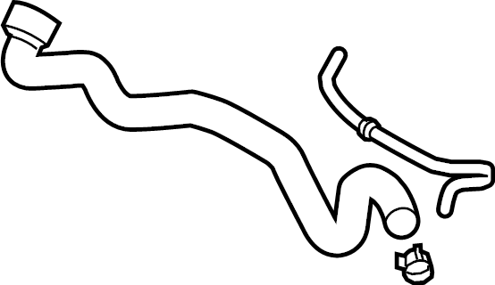 Upper Hose 1K0-122-101-KS - View 3