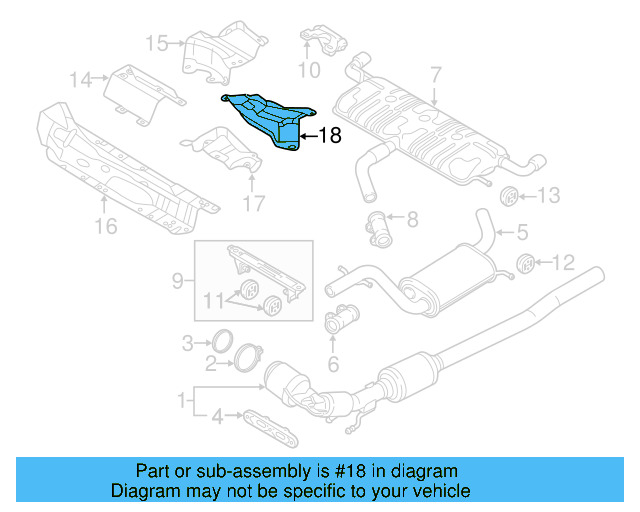 Heat Deflector 5C5-825-701 - View 11