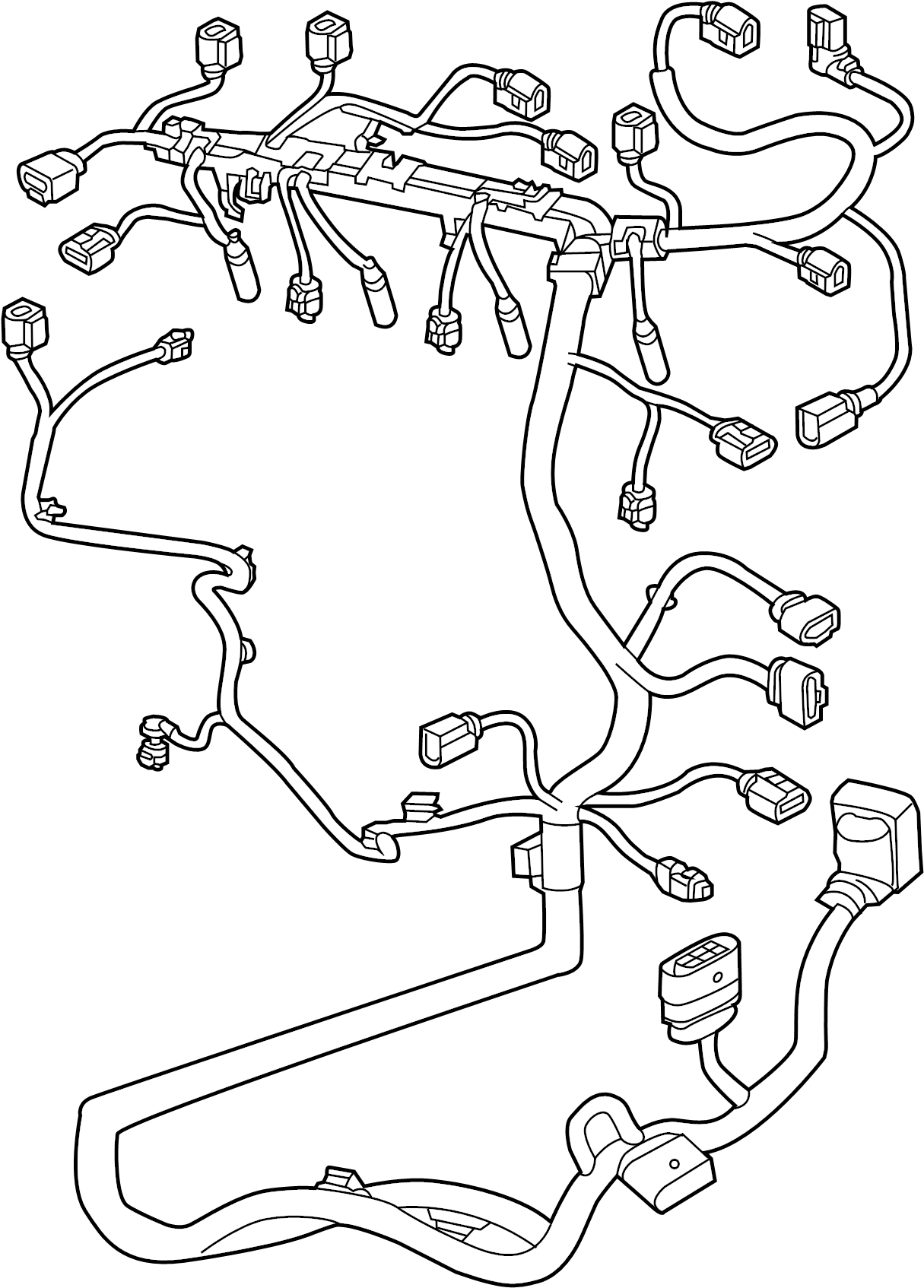 Engine Harness 04L-972-627-AQ - View 5