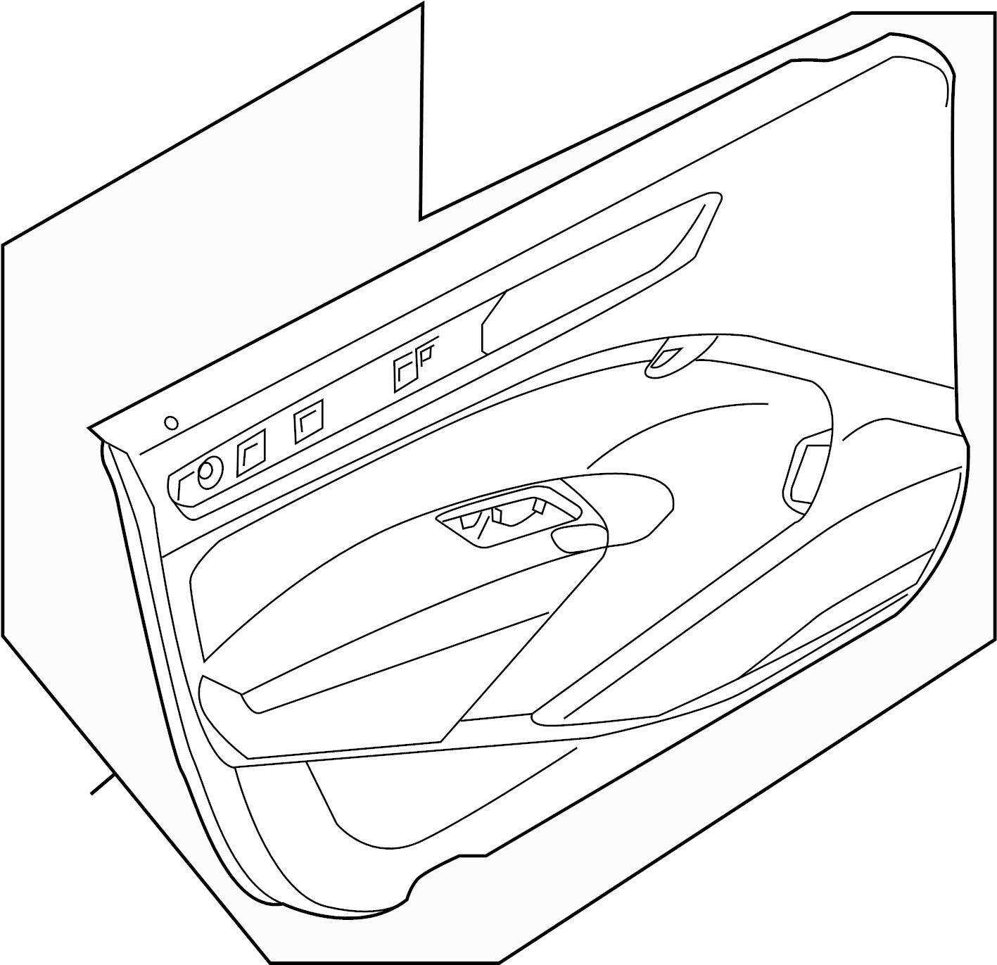 Door Trim Panel 561-867-012-F-OUR - View 3