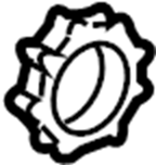 Recline Knob 6R0-881-671-D-U71 - View 16