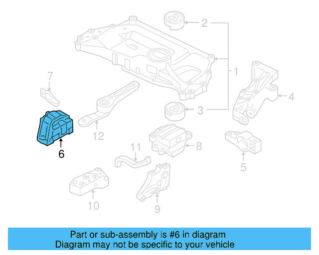 Mount 1J0-199-262-DA - View 19