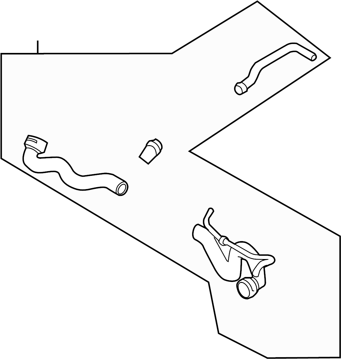 Upper Hose 1K0-122-101-LA - View 13