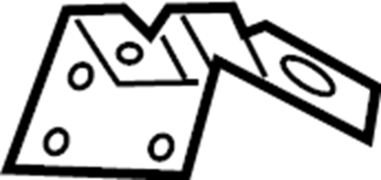 Brake Hose Upper Bracket 5Q0-611-845-B - View 3