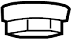 Radio Antenna Base Nut 1J0-035-437 - View 29