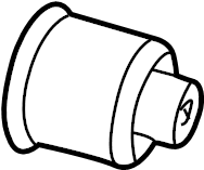 Axle Beam Rubber Mount 6R0-501-541-A