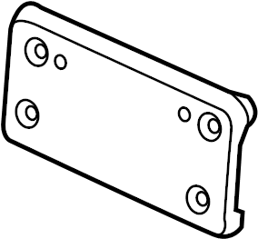 License Bracket 5GM-807-287-D-9B9 - View 3