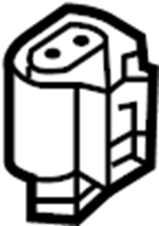 Headlight Washer Pump Connector 1J0-973-722-A