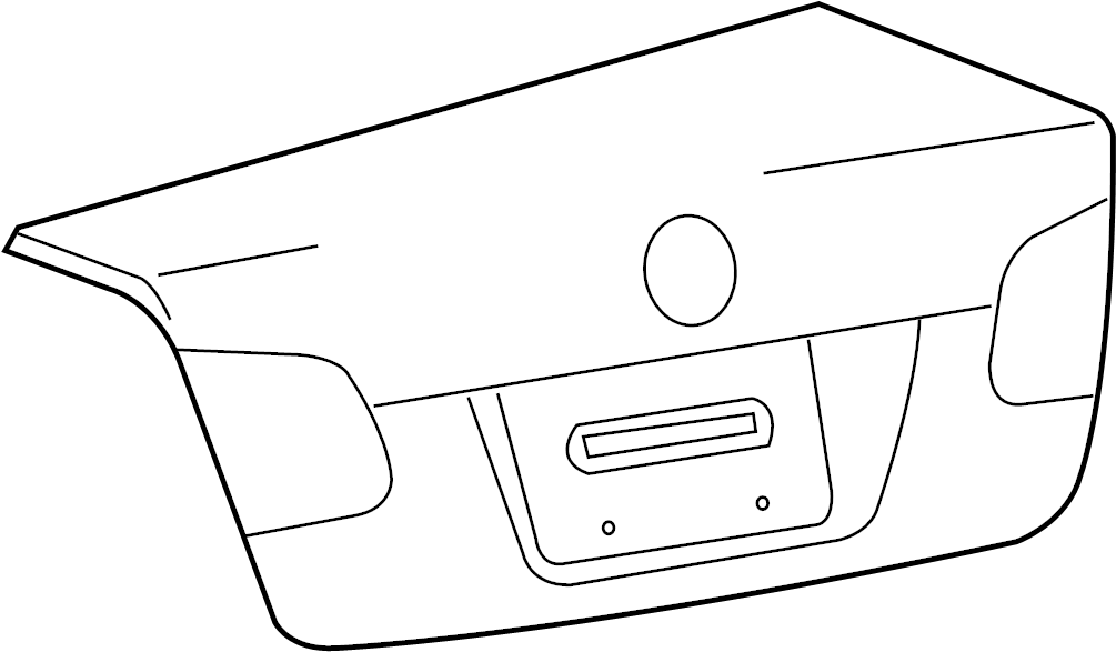 Trunk Lid 1K5-827-025-AP - View 2