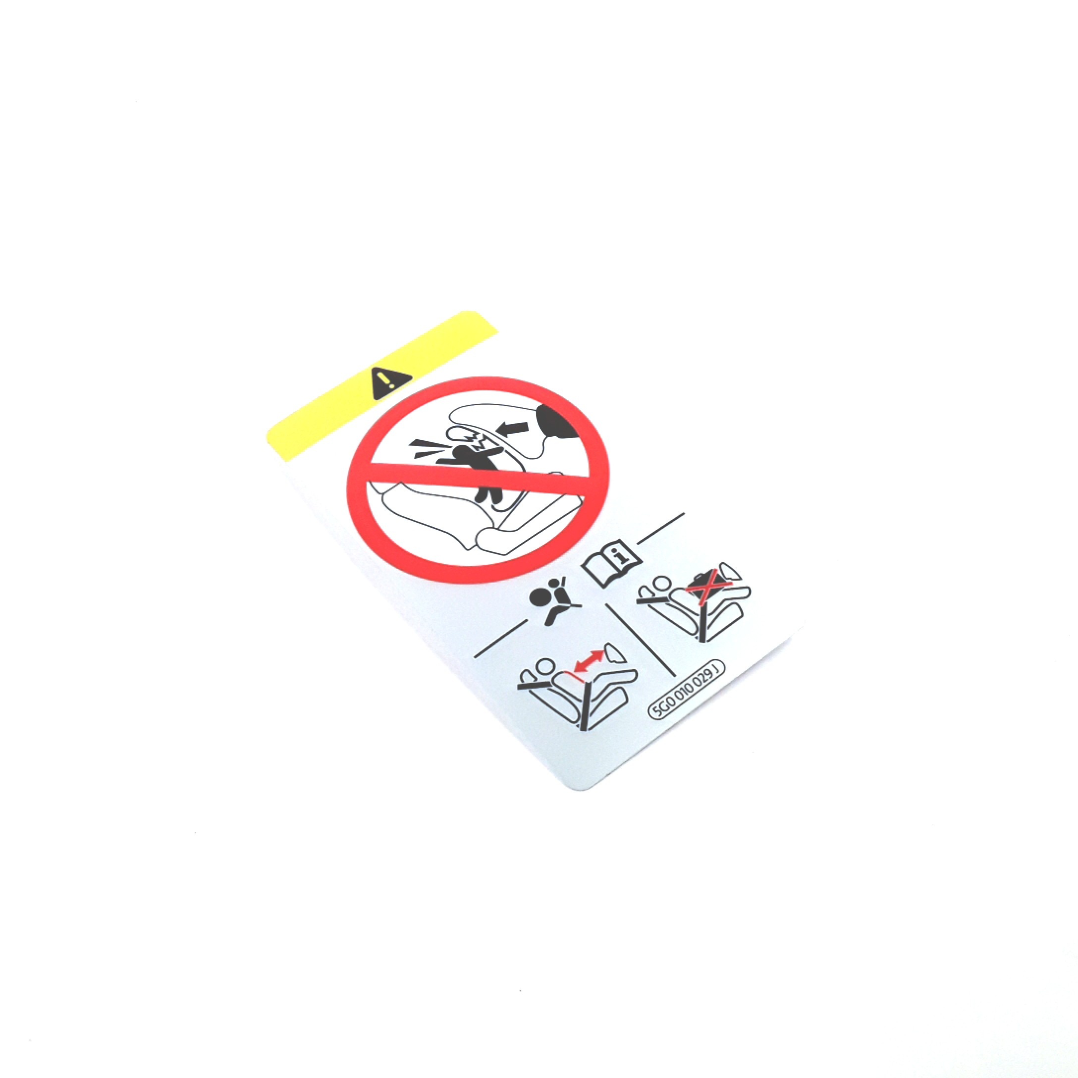 Air Bag Label 5G0-010-029-J - View 20