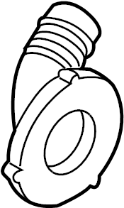 Engine Air Intake Hose 1TD-129-610-D - View 3